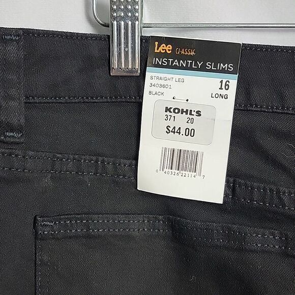 NEW.. LEE.. black jeans.. relaxed, straight leg, high rise.. - Picture 9 of 15